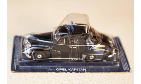 1/43 Opel Kapitan Polizei, масштабная модель, Полицейские машины мира, Deagostini, scale43