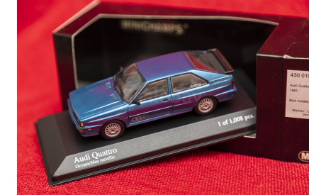 1/43 Audi Quattro Minichamps, масштабная модель, 1:43