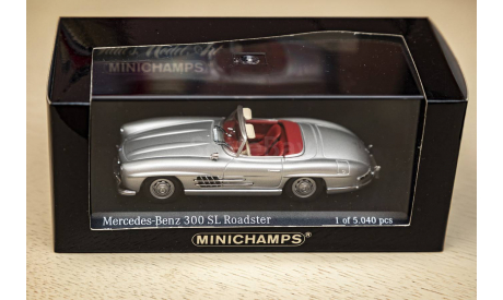 1/43 Mercedes-Benz 300 SL Roadster Minichamps, масштабная модель, scale43