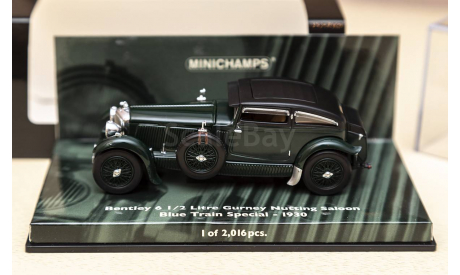 1/43 Bentley 6 1/2 Litre Gurney Nutting Saloon Blue Train Special - 1930, масштабная модель