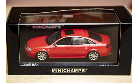 1/43 Audi RS6 Minichamps, масштабная модель, 1:43