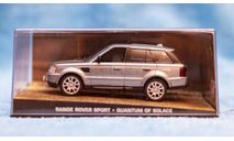 1/43 Range Rover Sport James Bond Quantum of Solace, масштабная модель, The James Bond Car Collection (Автомобили Джеймса Бонда), scale43