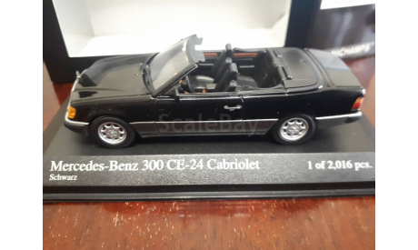 Mercedes 300 CE-24 Cabriolet W124 Minichamps 1:43, масштабная модель, scale43, Mercedes-Benz