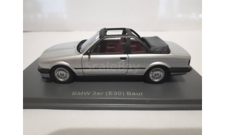 1:43 BMW 3er 320i (E30) Baur cabriolet silver met. NEO, масштабная модель, Neo Scale Models, 1/43