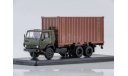 КамАЗ-53212 с 20-футовым контейнером (хаки/коричневый), масштабная модель, Start Scale Models (SSM), 1:43, 1/43