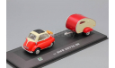 BMW Isetta 250 с прицепом 1961, масштабная модель, Bauer/Cararama/Hongwell, 1:43, 1/43