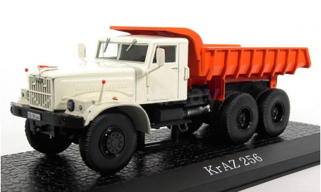 KrAZ-256 (самосвал) 1966 (модель+буклет), журнальная серия масштабных моделей, КрАЗ, Atlas, 1:43, 1/43