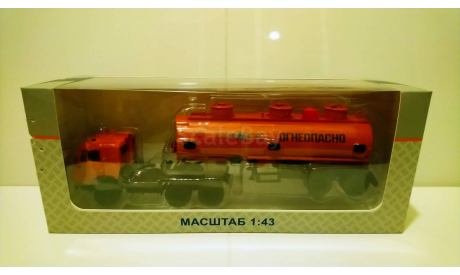 КамАЗ-54112 с полуприцепом-цистерной НЕФАЗ-96742, масштабная модель, Start Scale Models (SSM), 1:43, 1/43