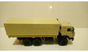 КамАЗ-43118 6x6 бортовой с тентом (песочный), масштабная модель, ПАО КАМАЗ, 1:43, 1/43