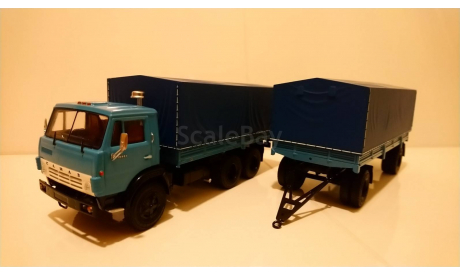 КамАЗ-5320 с прицепом ГКБ-8350, масштабная модель, Start Scale Models (SSM), 1:43, 1/43