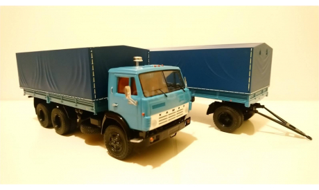 КамАЗ-5320 с прицепом ГКБ-8350, масштабная модель, Start Scale Models (SSM), 1:43, 1/43