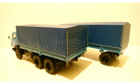КамАЗ-5320 с прицепом ГКБ-8350, масштабная модель, Start Scale Models (SSM), 1:43, 1/43