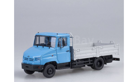 ЗИЛ-5301 ’Бычок’, голубой/серый, масштабная модель, Автоистория (АИСТ), 1:43, 1/43