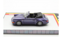 Модель автомобиля 1:43 Heco Porsche 911 Carrera 2 cabriolet purple 1991 Limited 24/150 pcs, масштабная модель, scale43