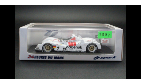 РАСПРОДАЖА!!! Модель автомобиля иномарка масштаб 1:43 SPARK 1997 Porsche TWR WSC #7 43LM97, масштабная модель, 1/43