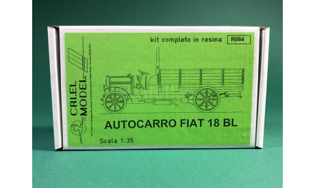 ​Итальянский грузовой автомобиль Autocarro Fiat 18 BL mod.1912 1/35 CRIEL.MODEL MiniArt ICM, сборная модель автомобиля, scale35