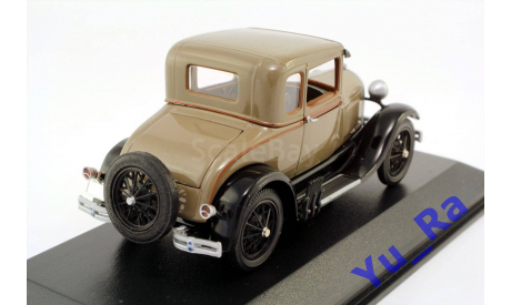 + Ford Model A Standard 1928 beige Minichamps кмк098 1:43 Yu_Ra, масштабная модель, scale43