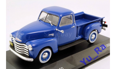 + Chevrolet 3100 Pick Up 1950 WhiteBox кмк128  1:43 Yu_Ra, масштабная модель, 1/43