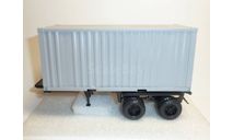 Полуприцеп - контейнеровоз, масштабная модель, КамАЗ, Элекон, 1:43, 1/43