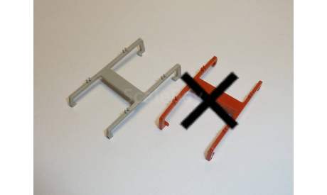 Кронштейн спойлера, запчасти для масштабных моделей, КамАЗ, Элекон, scale43