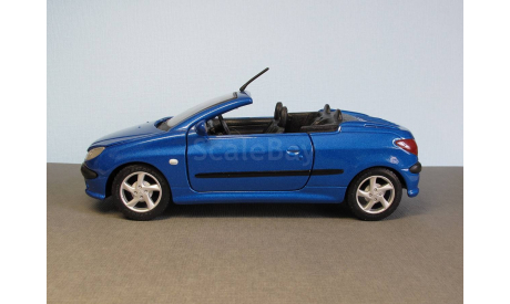 Peugeot 206 CC Maisto 1:24, масштабная модель, 1/24