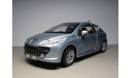 Peugeot 207 BBurago 1:24, масштабная модель, scale24