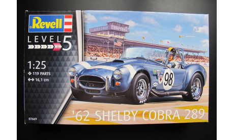 1962 SHELBY COBRA 289   М1:25, сборная модель автомобиля, Revell, scale24