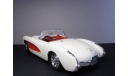 1957 Chevrolet Corvette BBurago 1:24 made in Italy, масштабная модель, 1/24