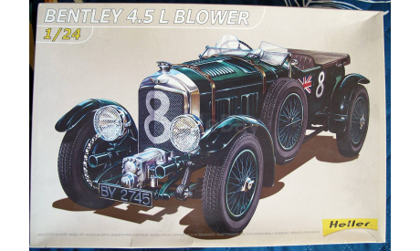 BENTLEY 4,5 L BLOWER Heller 1:24, сборная модель автомобиля, 1/24