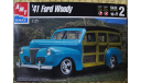 1941 FORD Woody  AMT 1:25, сборная модель автомобиля, scale24