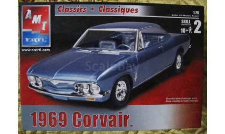 1969 Corvair  AMT 1:25, сборная модель автомобиля, Chevrolet, scale24