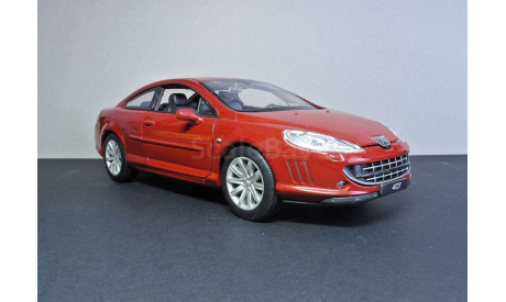 Peugeot 407 Coupe Welly 1:24, масштабная модель, 1/24