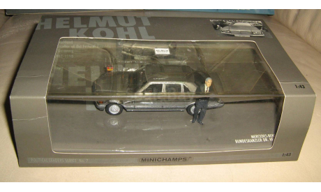 MERCEDES BENZ 500 SEL HELMUT KOHL MINICHAMPS, масштабная модель, scale43, Mercedes-Benz