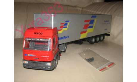 АВТОПОЕЗД IVECO EUROTECH OLD CARS 1:43, масштабная модель, scale43