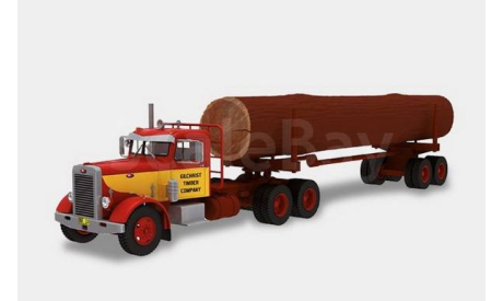 Peterbilt 281 (1962) Gilchrist Timber Company - серия «Semi-Remorque Américains» №4, масштабная модель, Altaya, scale43