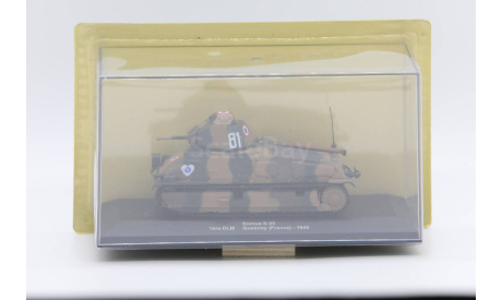 Somua S-35,   1ere DLM Quesnoy (France) - 1940 - модель 1/43 Eaglemoss серии Vehicules Militaires de la Seconde Guerre Mondiale №3, масштабные модели бронетехники, scale43