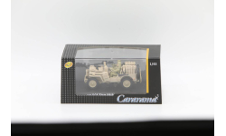 JEEP Willys 14 Ton military vehicle with 2 Soldiers - модель 1/43 Cararama