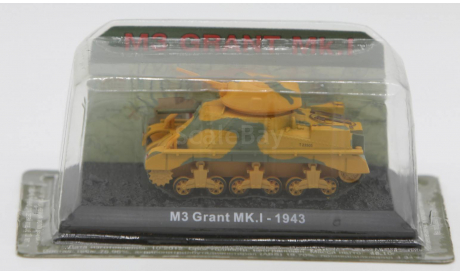 M3 Grant Mk.I - 1943 - модель 1/72 Арсенал-Коллекция серии Танки Мира №2, масштабные модели бронетехники, 1:72