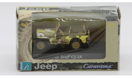 Jeep ​CJ-2A  - 1/43 модель Cararama / Hongwell, масштабная модель, Bauer/Cararama/Hongwell, scale43