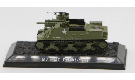 M7 HMC Priest - 1944 - модель 1/72 Арсенал-Коллекция серии Танки Мира №35, масштабные модели бронетехники, scale72