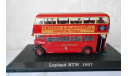 Leyland RTW75 1957 - модель 1/72 ДеАгостини спецвыпуск Автомобиль на службе Автобусы мира, масштабная модель, Автомобиль на службе, журнал от Deagostini, scale72