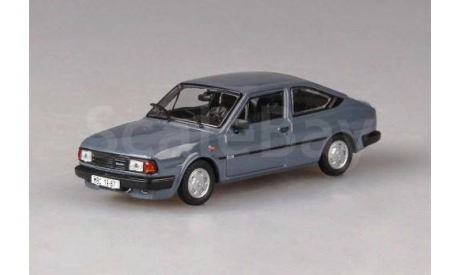 SKODA RAPID 136 (1987) от ABREX цвет серо-голубой тёмный, масштабная модель, Škoda, 1:43, 1/43