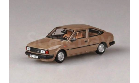 SKODA RAPID 136 (1987) от ABREX цвет коричневый (кофе с молоком), масштабная модель, Škoda, 1:43, 1/43