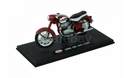 JAWA 500 OHC (1956) от ABREX тёмно красная, масштабная модель мотоцикла, scale18