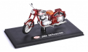 JAWA PERAK 350 (1950) от ABREX тёмно красная, масштабная модель мотоцикла, scale18