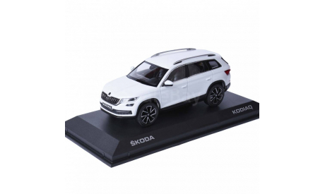 SKODA KODIAQ от NOREV цвет белый, масштабная модель, scale43, Škoda