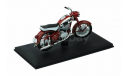 JAWA 500 OHC (1956) от ABREX тёмно красная, масштабная модель мотоцикла, scale18