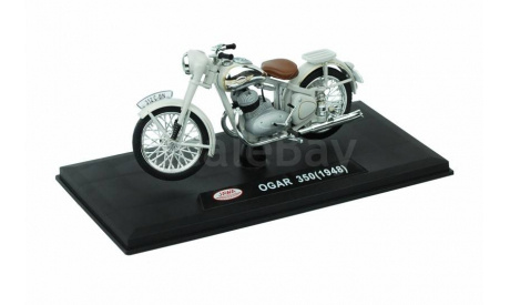 JAWA OGAR (PERAK) 350 (1948) от ABREX серая, масштабная модель мотоцикла, scale18