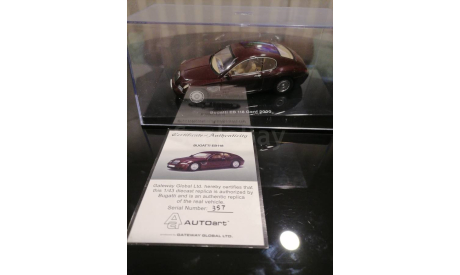 BUGATTI EB 118 GENF 1/43 Autoart, масштабная модель, scale43