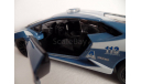 Lamborghini Huracan Polizia Полиция Италии Kinsmart, масштабная модель, scale0